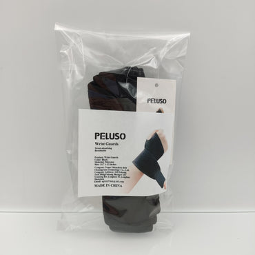 PELUSO Wrist guards for athletic use Black