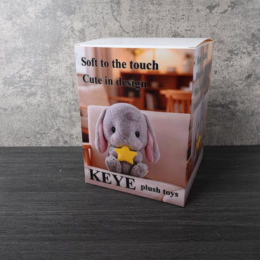KEYE Rabbit Plush Toys Adorable Soft Huggable Durable Stitching Cute Design for Kids