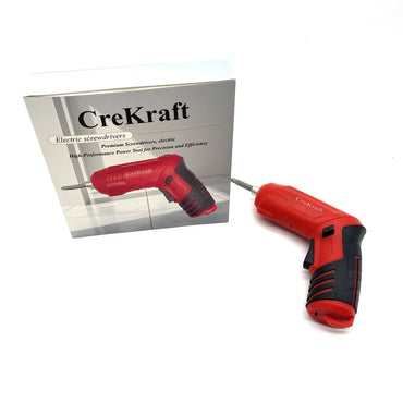 CreKraft Electric screwdrivers Red Color 4.2V 4.5N/m 135×45×135mm Cordless Rechargeable Electric Screwdrivers