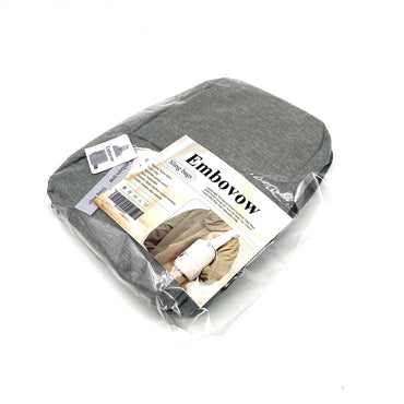 Embovow Sling bags Grey Nylon Water Repellent Scratch Resistant Wrinkle Resistant Large Capacity Multi Pocket Adjustable Strap Sling Bags