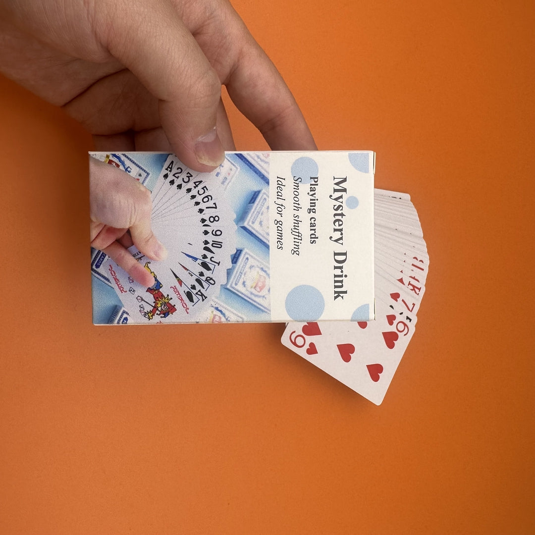 Mystery Drink Premium Poker Playing Cards for Adult Gaming: Crisp, Durable, and Waterproof – Perfect for Classic Card Games and Poker