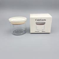 CuisGusto Stylish Storage Jar - Durable Plastic Container for Home and Office Organization