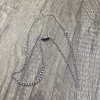 Elegant Silver 925 Necklace Pendant with Modern Design – 23.6 Inches for Daily Wear or Special Occasions