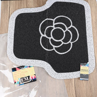 TPEMAT Automobile Floor Mats Car Floor Mats Camellia Silk Loop Universal Fit for Cars Trucks SUVs