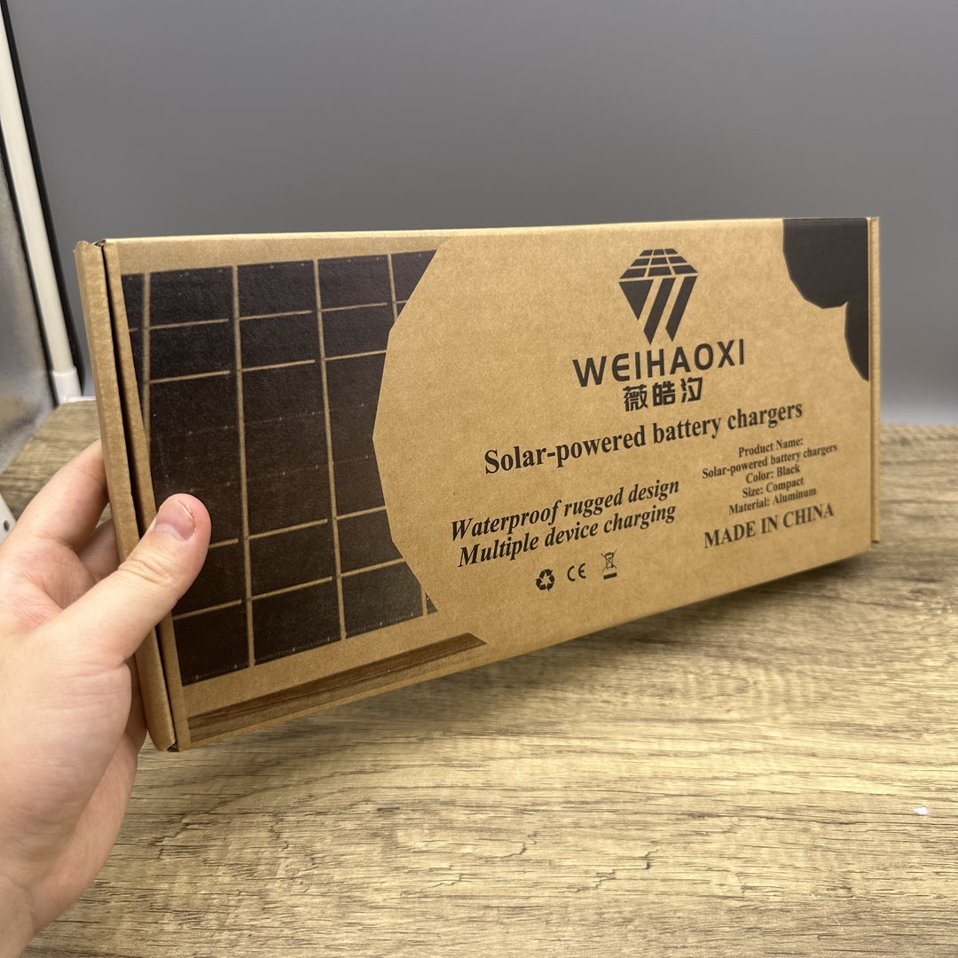 WEIHAOXI Solar-Powered Battery Chargers: Eco-Friendly, Ultra-Fast, and Portable Power for Your Devices