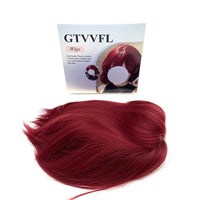GTVVFL Wigs Short Hair High Temperature Silk Naturally Fluffy Volume Increase Face Shape Decoration Stylish Female Wigs