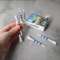 Sonlrlis Golf Tees Plastic Premium Durable Consistent Performance Uniform Height