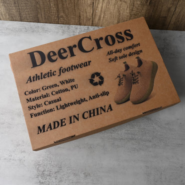 DeerCross Athletic Footwear Women's Athletic Casual Shoes Breathable Mesh Shock Absorbing