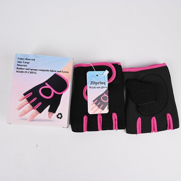JDprinq Athletic Palm Guard Durable Work-out Gloves with Enhanced Grip and Blister Protection
