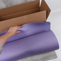 Vornastus Purple PVC Yoga Mat Non‑Slip, Durable Fitness Mat with Excellent Grip & Cushioning