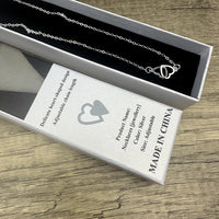 Paradise Necklaces [Jewellery] - Minimalist Double-Ring Heart-Shaped Necklace for Fashion-Forward Elegance