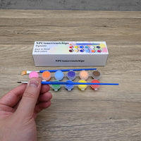 NPCtonerresetchips Professional Artist Pigments Set 12 Pure Color Pigments for Painting Mixed Media Art and Crafts