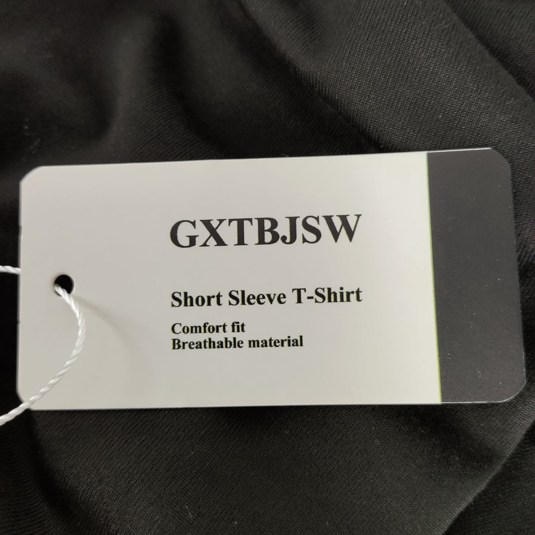 GXTBJSW Short Sleeve Top, Black, Size L