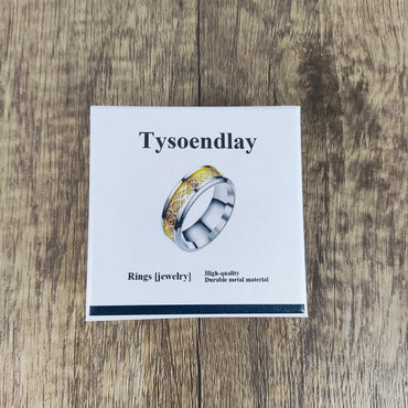Tysoendlay Elegant Gold Ring - Luxurious and Stylish for Everyday Wear and Special Occions