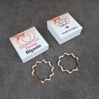Blganic Trendy Women's Fashion Earrings Elegant Sparkling Earrings Lightweight & Stylish for Daily Wear