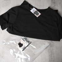 MRING Women's Classic Black T-Shirt Soft Breathable Essential Tee for Everyday Wear
