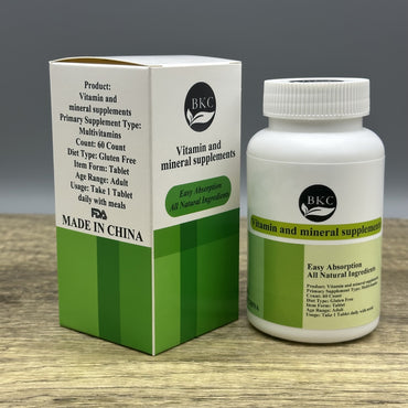 BKC Vitamin and Mineral Supplements – Berry Flavored, Chewable Tablets for Optimal Health