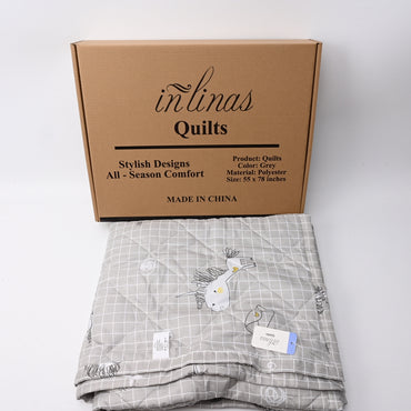 INLINAS Premium Comfort Quilts - All-Season Luxury Bedding Collection for Modern Sleep Comfort
