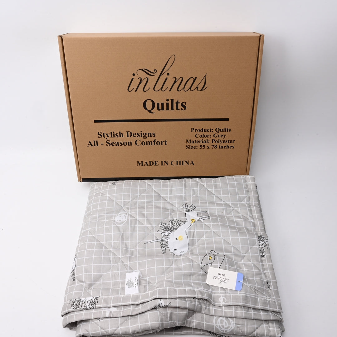 INLINAS Premium Comfort Quilts - All-Season Luxury Bedding Collection for Modern Sleep Comfort
