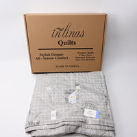 INLINAS Premium Comfort Quilts - All-Season Luxury Bedding Collection for Modern Sleep Comfort