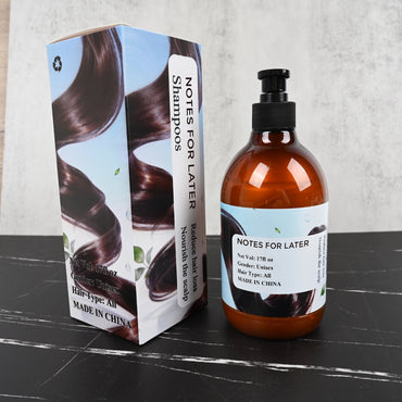 NOTES FOR LATER Nourishing Daily Hair Shampoo Gentle Cleansing & Hydrating Shampoo for All Hair Types