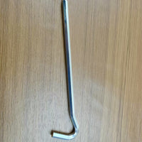 SDYHTS Tent pegs of metal outdoor thicker and longer stainless steel pegs canopy pegs fixer tent camping steel pegs beach camping wind rope