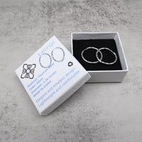 图形商标 Earrings Silver Elegant Hypoallergenic Tarnish Resistant Lightweight Comfortable for All Day Wear
