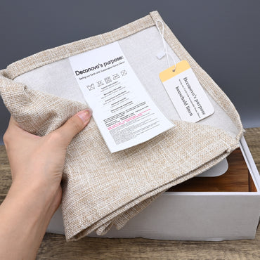 Deconovo's purpose: Saving our Earth with Sustainable Home Decor Premium Household Linen Collection Modern Minimalist Blend Table Covers Elegant Dining Room Essentials