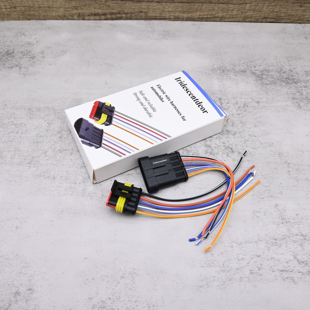 Iridescentdeor Electric Wire Harnesses for Automobiles - Professional Automotive Wiring Harness Kit with Premium Copper Conductors