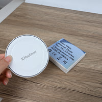 KHauEners Ultra-Thin 15W Fast Wireless Charger  Qi-Certified Wireless Chargers Slim Fast Charging Pad