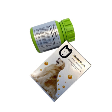 Vitamins for pets-Balanced Multivitamin Supplement Formulated for Dogs and Cats