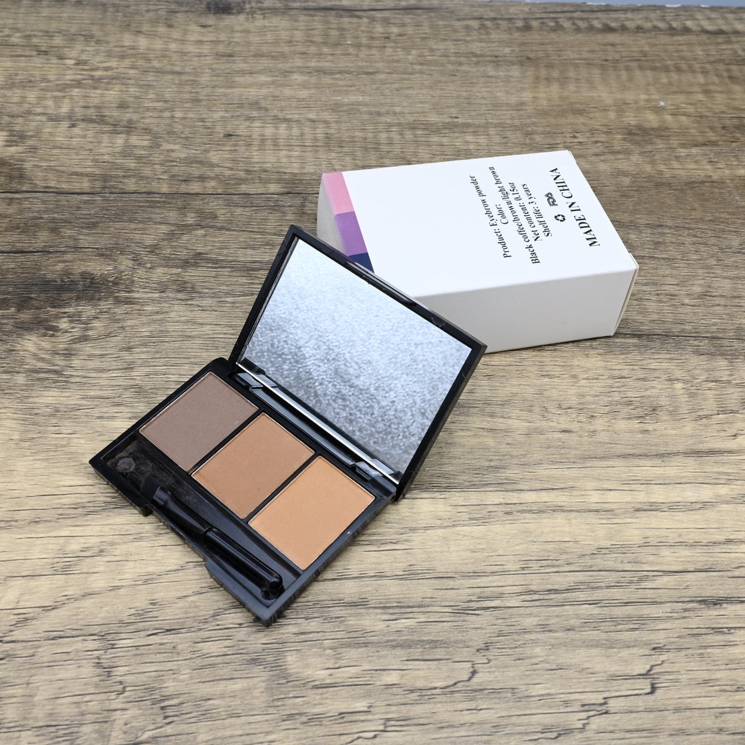 Lashhush Professional Eyebrow Powder Kit Waterproof Brow Enhancer Natural Looking Eyebrow Powder Makeup Set