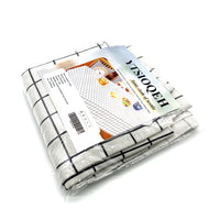 YTSIOQEH Table cloth of textile Grid Pattern Minimalist Design White With Black Lines Decorative Table Cloth