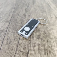 Mio Angle Stylish & Durable Creative Square Key chains - Elegant Black Design for Key Organization