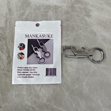 MANKASUKE Key chains men's metal keychain men's belt buckle key ring car keychain belt buckle gifts