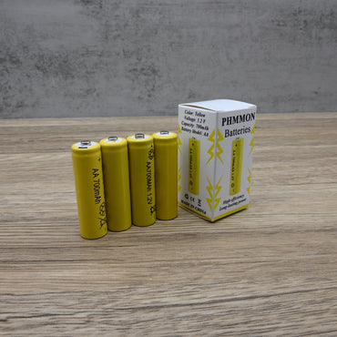 PHMMON Premium AA Rechargeable Batteries: High Capacity 2800mAh Lithium-Ion Batteries Pack