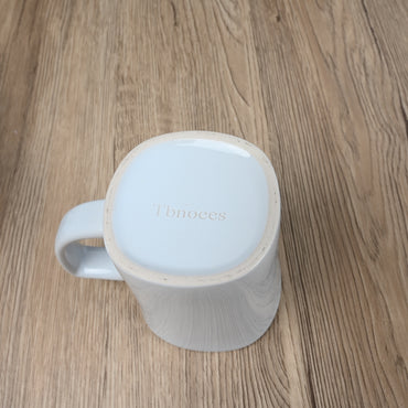 Tbnoees Artisan Earthenware Mugs Handmade Ceramic Mugs for Coffee Tea and Daily Use