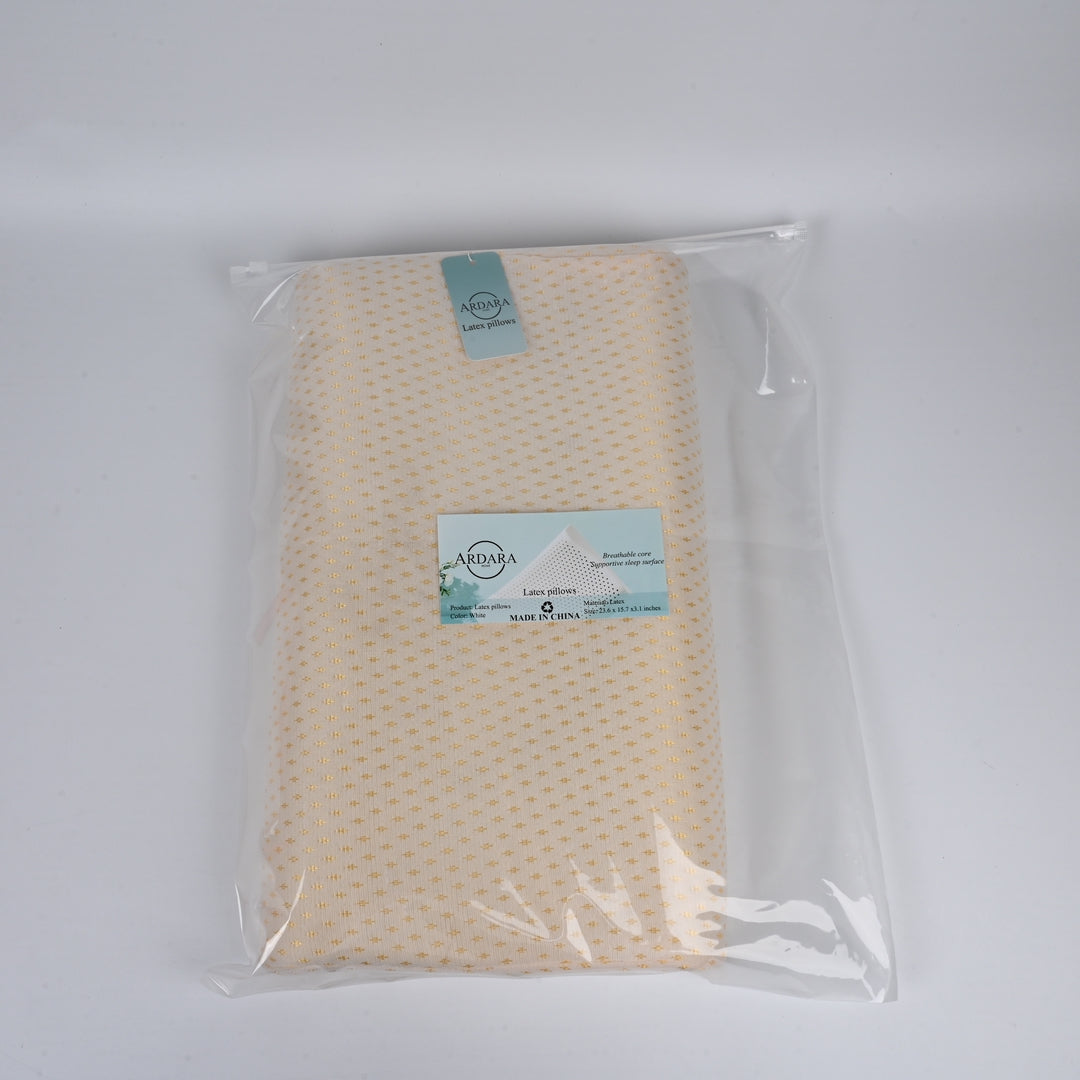 ARDARA HOME Premium Natural Latex Pillow Ergonomic Cervical Support Memory Foam Pillows for Sleeping