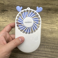 superatmo Portable Electric Fan - USB-Powered Desktop Fan for Personal Cooling