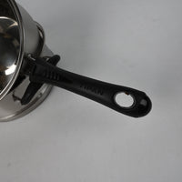 TiPAN Cooking Pots Non Electric Stainless Steel Milk Pot with Steamer 304 Steel for Boiling Steaming