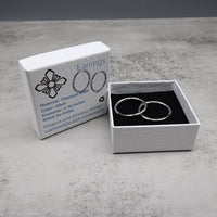 图形商标 Earrings Silver Elegant Hypoallergenic Tarnish Resistant Lightweight Comfortable for All Day Wear