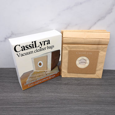CassiLyra Professional Paper Universal Vacuum Cleaner Bags - High-Efficiency Dust Collection Bags
