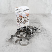 VuloVulo Stainless Steel Cookery Moulds Durable Baking & Cooking Molds for Kitchen, Easy Clean Lightweight