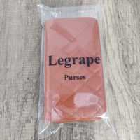 Legrape Women's Wallet, Brown PU Leather, 7.4 x 4.5 x 1.7 inches