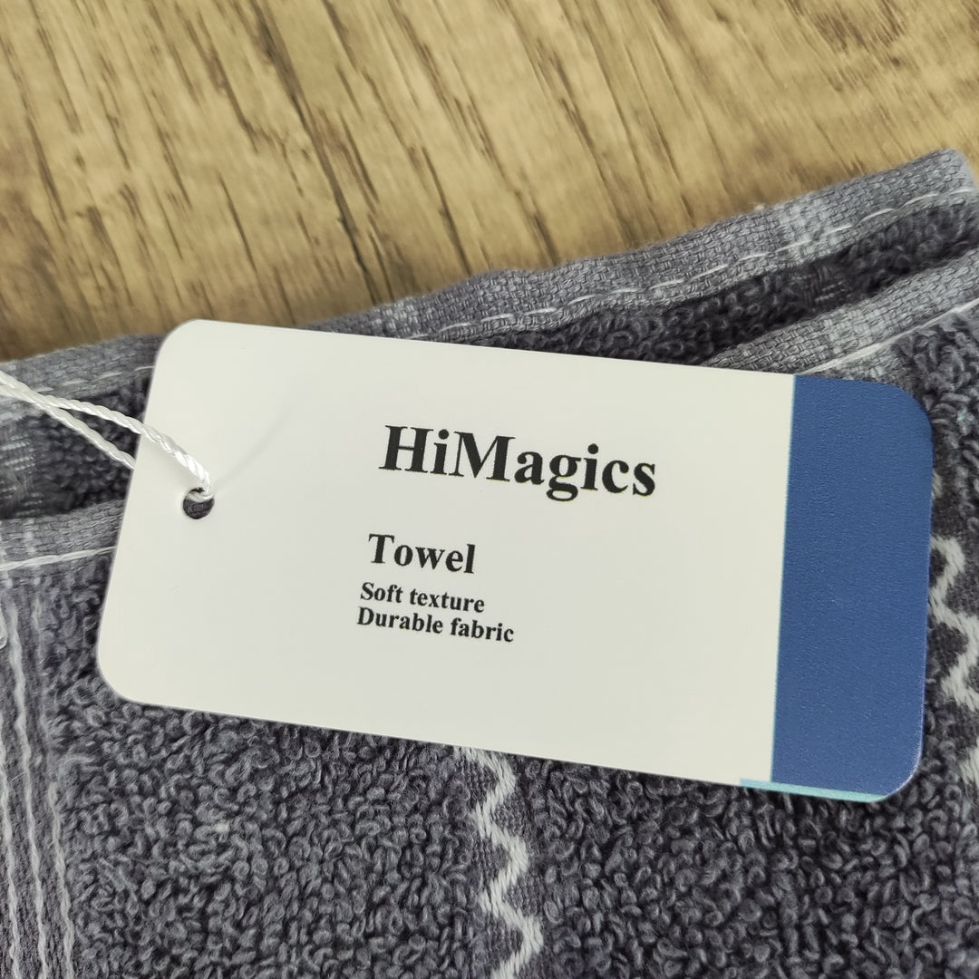 HiMagics Gray Towel, 30 x 15inches, Soft and Absorbent