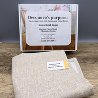 Deconovo's purpose: Saving our Earth with Sustainable Home Decor Premium Household Linen Collection Modern Minimalist Blend Table Covers Elegant Dining Room Essentials