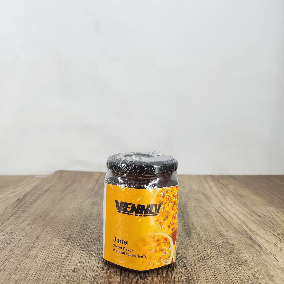 VENNLY Natural Passion Fruit Jam - Tropical and Tangy (11.6 OZ Jar)