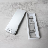 TINTAShift 20mm Stainless Steel Thin Watch Band Silver Breathable Mesh Replacement Strap for Men & Women