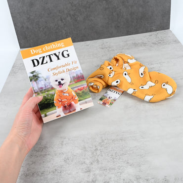 DZTYG Small Dog Clothing Soft Polyester Pet Apparel Warm Stylish Outfit