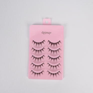 dpjmqv 5 Pairs Little Devil False Eyelashes Dramatic Reusable False Eyelashes for Special Events